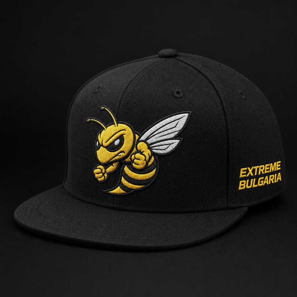 Extreme Enduro Bee Snapback cap mockup
