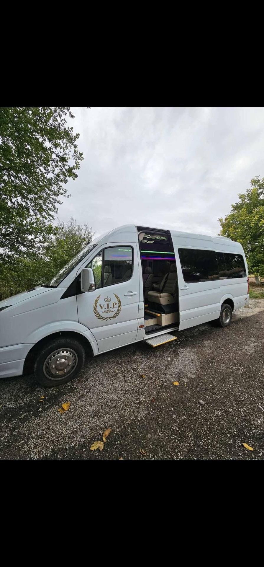 VIP airport transfer bus